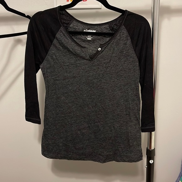 Black baseball tee - Picture 1 of 2